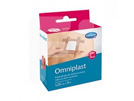Omniplast esparadrapo tela rosa 5mx1,25cm