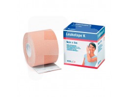 Leukotape k rosa claro 5 cm x 5 cm