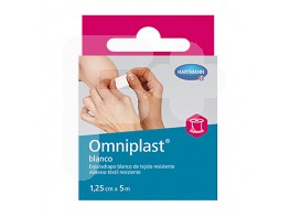 Omniplast esparadrapo tela blanco 5mx1,25cm