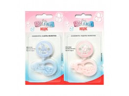 Nukete cadenita sujeta chupetes tritan rose&blue