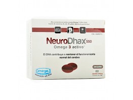 Neurodhax omega 3 activo 550 mg 80 caps