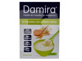 Damira 8 cereales galleta María FOS 600g