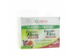 Ortis frutas fibras forte 24 cubos masticables