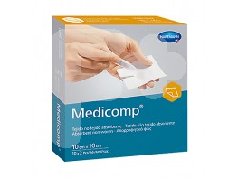 Medicomp gasa suave sin tejer 10x10cm 20u