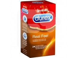 Durex preservativo sensitivo real feel sin latex 24uds