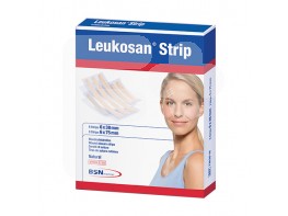 Leukosan strip nat 6 x 38 mm 6 x 75mm 2 uds