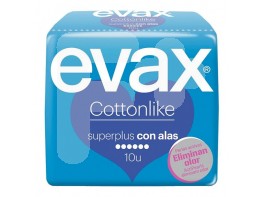 Evax compresas cottonlike super plus alas 10