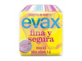 Compresas Evax Fina y segura Maxi 14u
