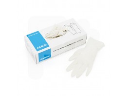 Aaron Guantes latex talla pequeña 100uds