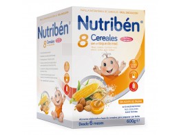 Nutribén 8 cereales y miel frutos secos 600gr