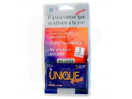 Uniq preservativo resina sintetica 3uds