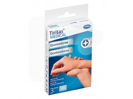 Hartmann tiritas medical quemaduras 4,5x6,5cm 3u