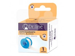 Dr line esparadrapo tela blanco 5mx2,5cm