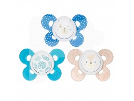 Chicco Chupete physio silicona niño 6-16 meses 2u