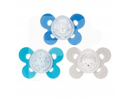 Chicco Chupete physio silicona niño 16-36 meses 2u