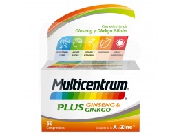 Multicentrum plus ginseng-ginkgo 30 comprimidos