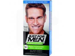 Just for men colorante en champú castaño medio