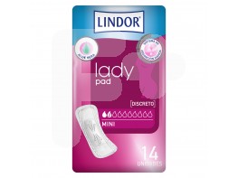 Lindor Lady pad mini 2 gotas 14u