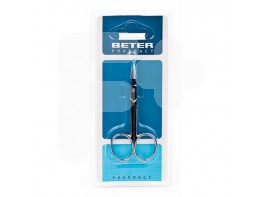 TIJERA CORTA PIELES CROMADA CURVA BETER