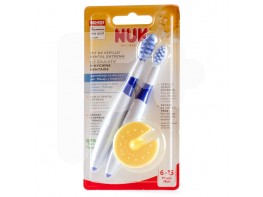 SET CEPILLO DENTAL NUK ENTRENA 2 UDS.