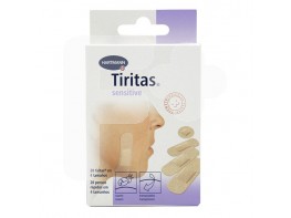Hartmann tiritas sensitive surtido 20u