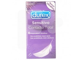 PRESERVA.DUREX CONTACTO TOTAL 6 UND.