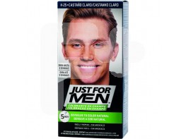 Just for men colorante en champú castaño claro