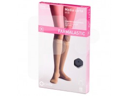 MEDIA FARMALASTIC CORTA C/N NEGRA T/GDE.