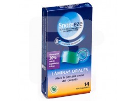 Snoreeze láminas orales ronquidos 14 uds
